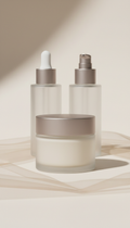 Hydrating recovery moisturizer in frosted jar